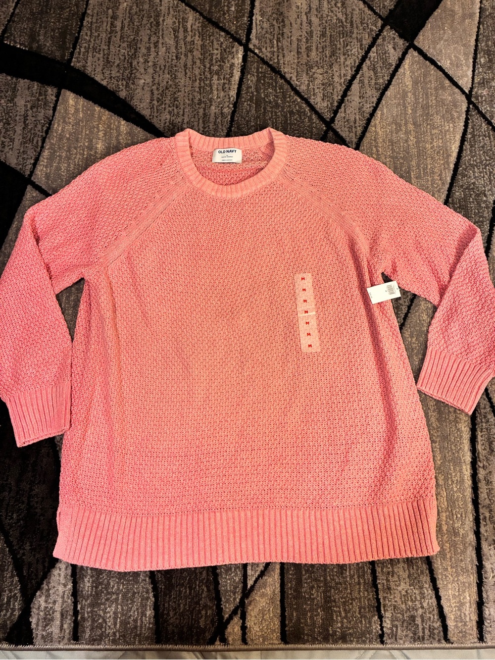 Old Navy Coral-Pink Women's Crewneck Sweater